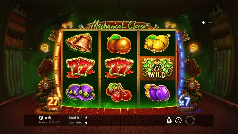 澳门体彩Microgaming蒸汽朋克风格老虎机界面